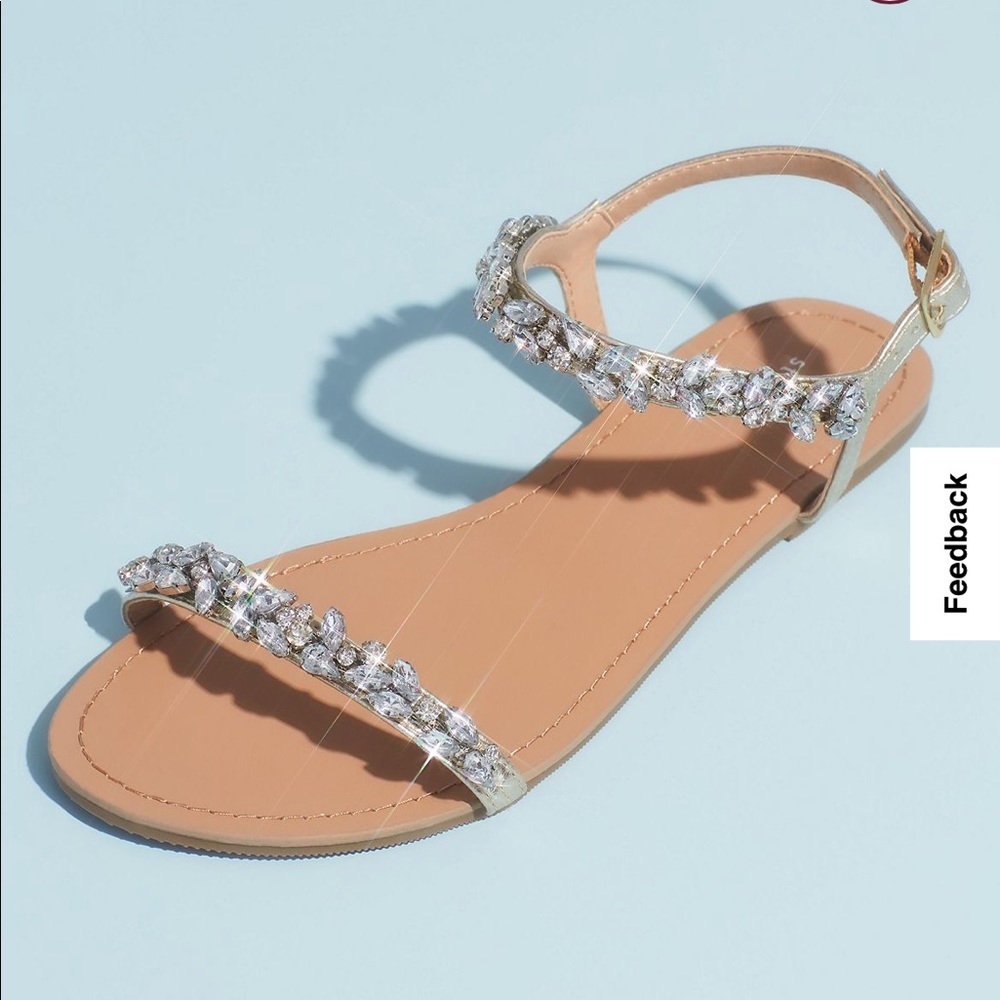 David’s bridal sandals